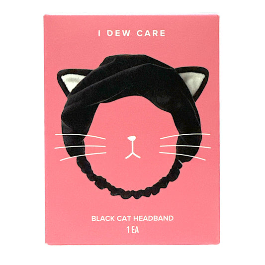 I DEW CARE Black Cat Headband (1 piece)