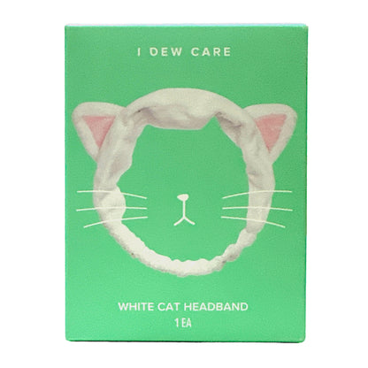 I DEW CARE White Cat Headband (1 piece)