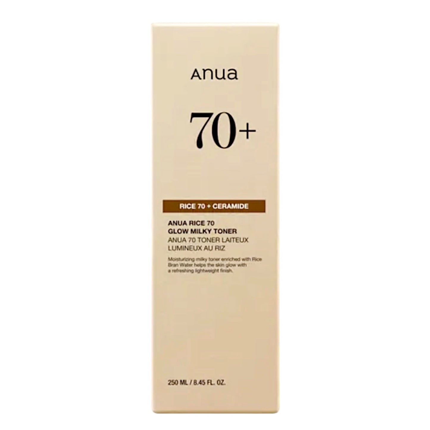 ANUA Rice 70+ Ceramide Glow Milky Toner (250ml)