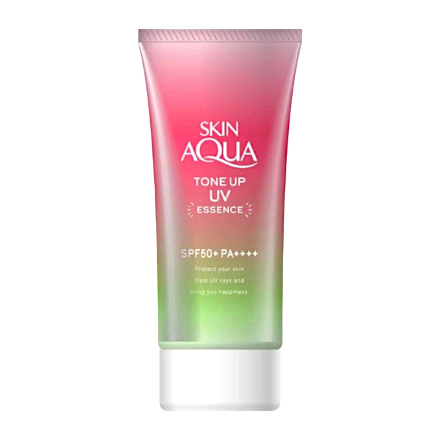 Rohto Skin Aqua Tone Up UV Essence SPF 50 PA ++++ Lavender / Mint Green / Happiness Aura (80g)