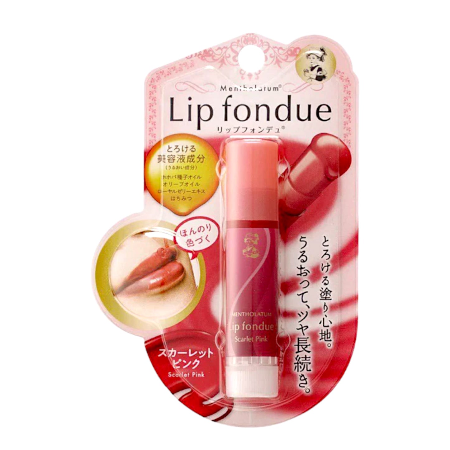 ROHTO Lip Fondue Aurora 3D Pearl / Coral Pink / Scarlet Pink (4.2g)