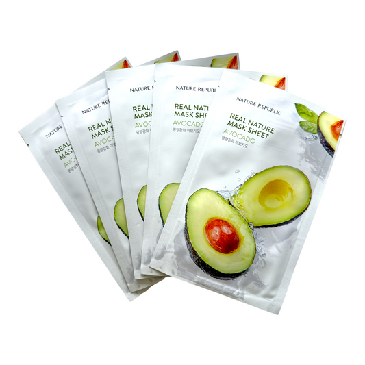 Nature Republic Real Nature Mask Sheet AVOCADO - 1 piece (23ml)