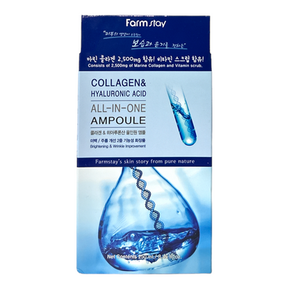 Farm Stay COLLAGEN & HYALURONIC ACID All-in-one Ampoule (250ml)