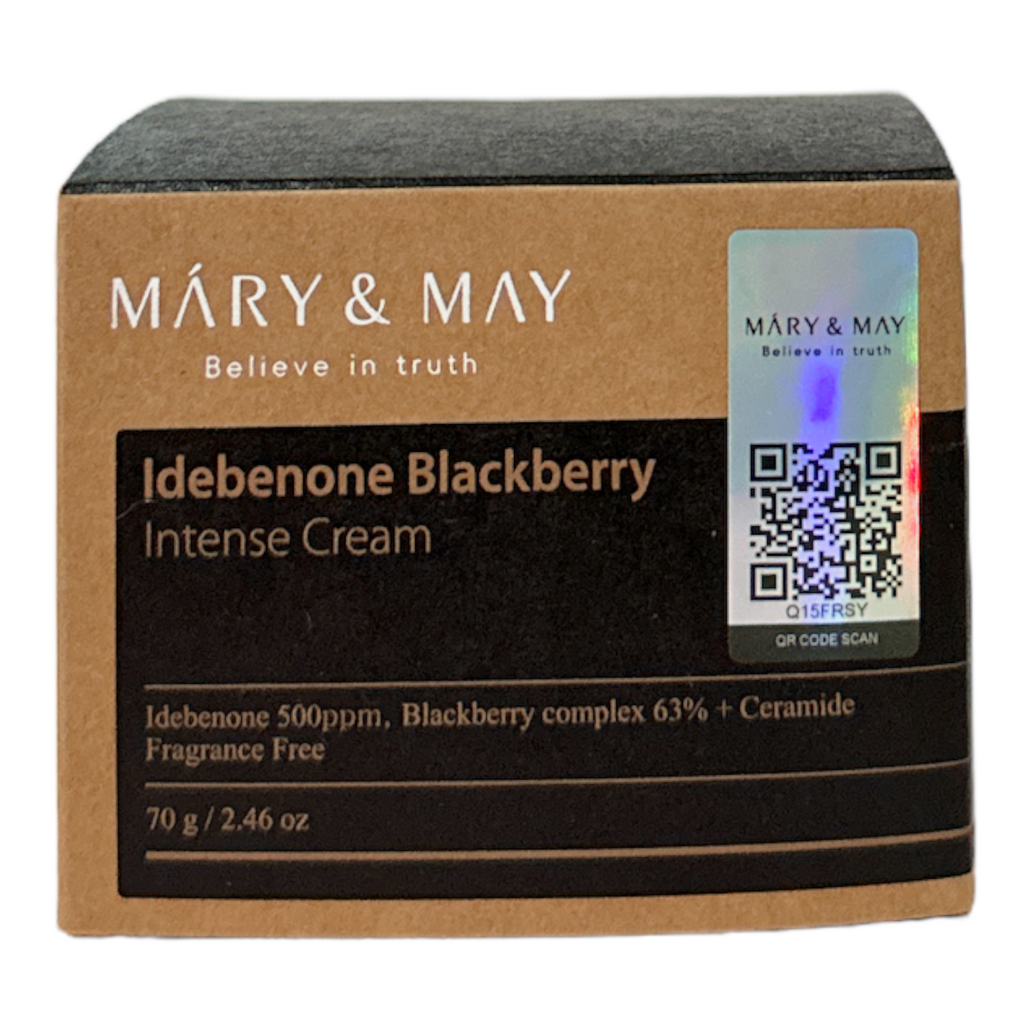 MARY & MAY Idebenone Blackberry Intensive Cream (70g)