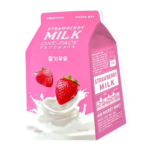 A'PIEU Strawberry Milk Face Mask (1 piece)