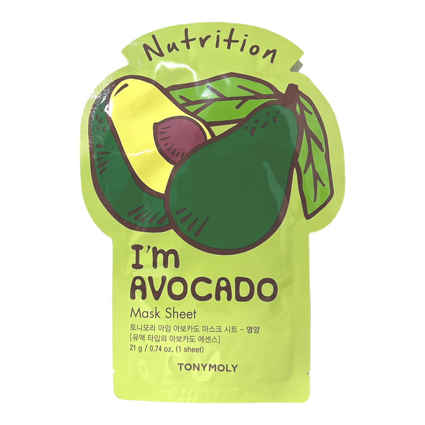 TONYMOLY I'm AVOCADO Nutrition Mask Sheet (1 piece)