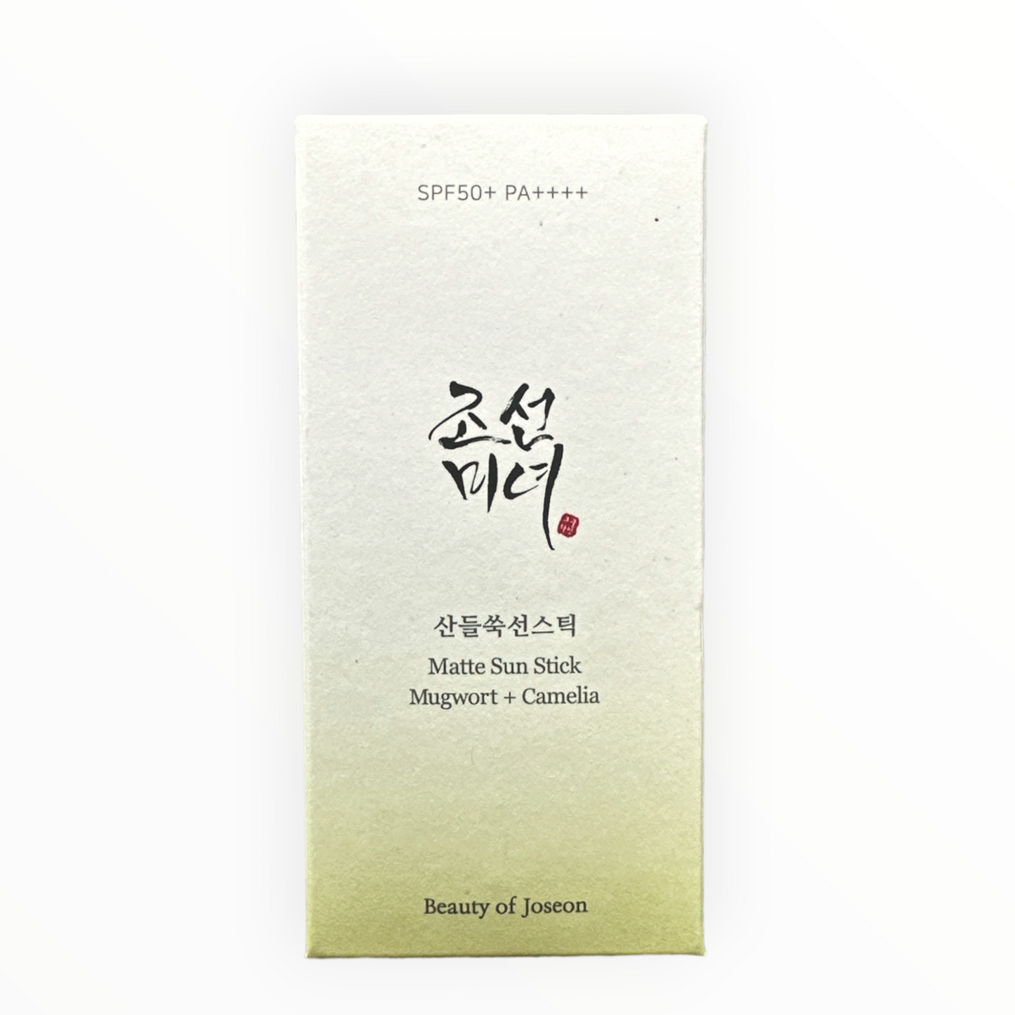 Beauty of Joseon Glow Matte Sun Stick Mugworth + Camellia SPF 50+ PA++++