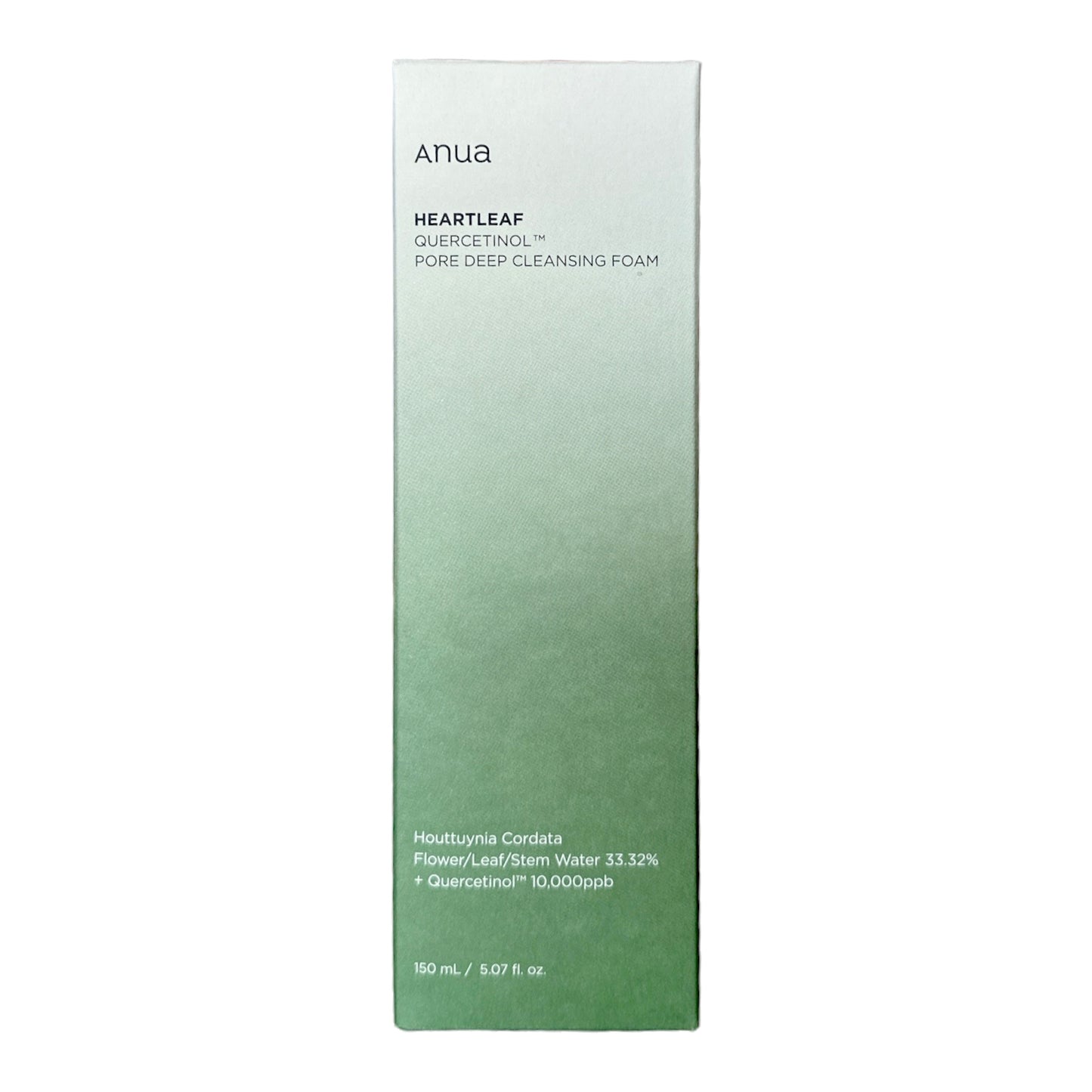 ANUA Heartleaf Quercetinol Pore Deep Cleansing Foam (150ml)